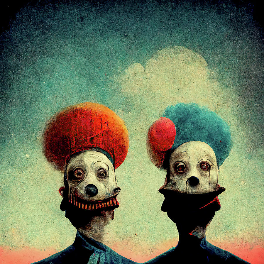 Peeper Twins Painting by Bob Orsillo