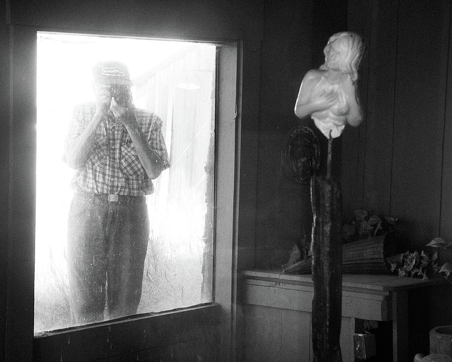 Peeping Herman Photograph by Mike Bergen