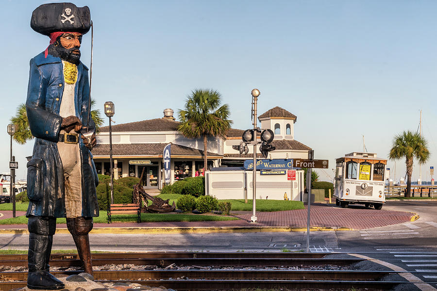 Peg Leg Pete on Front and Centre, Fernandina Beach, Florida Photograph by Dawna Moore Photography