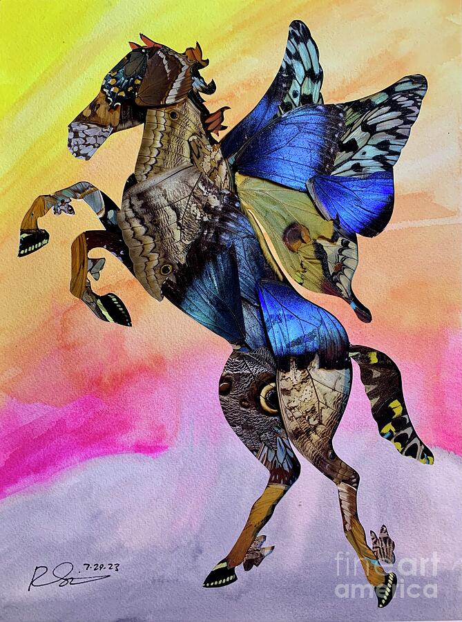 Sunset Mixed Media - Pegafly by Ryan Smithson Sunset Mixed Media - Pegafly by Ryan Smithson