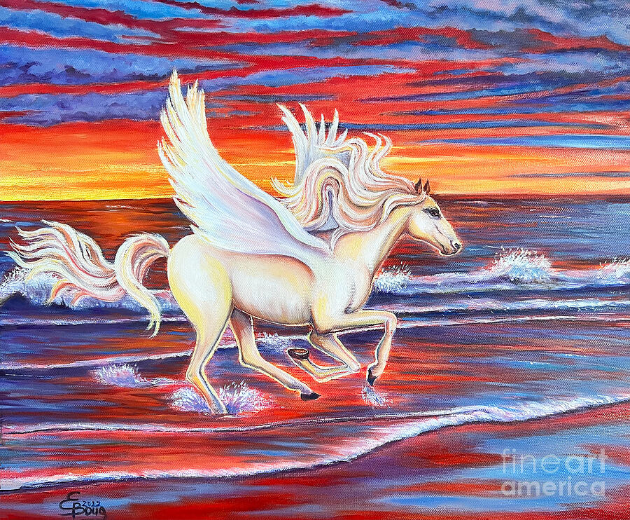Pegasus Painting by Ella Boughton