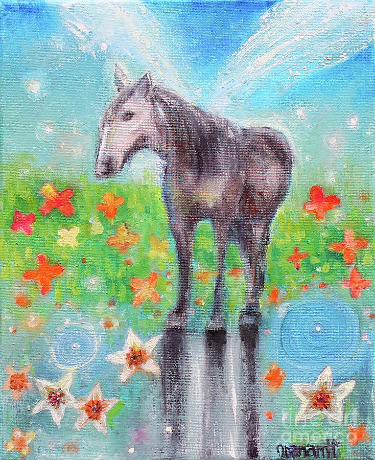 Pegasus Painting by Manami Lingerfelt