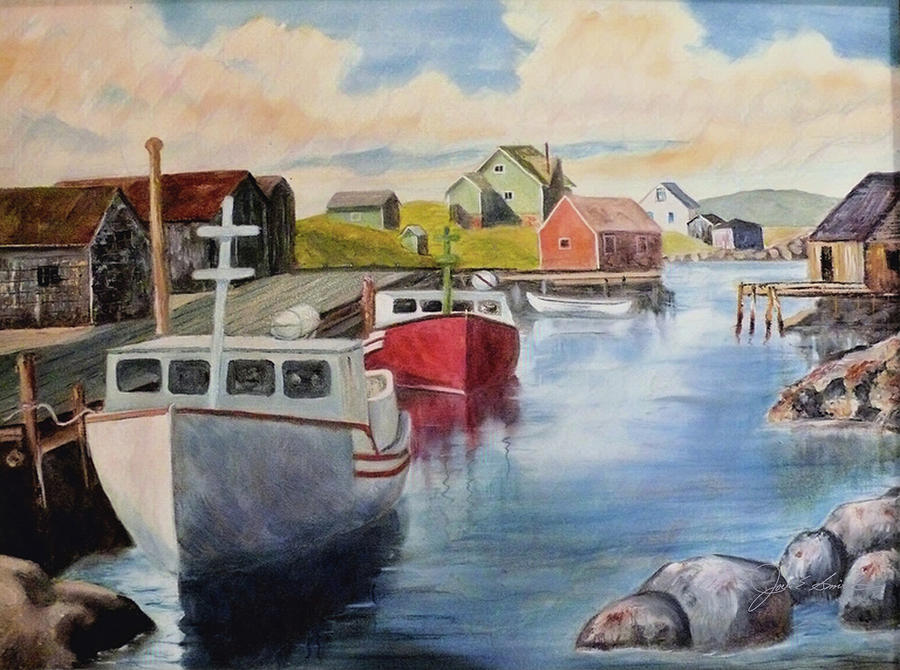 Peggys Cove   Painting by Joel Smith