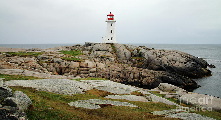 Peggys Cove Lighthouse Nova Scotia  5914 Photograph