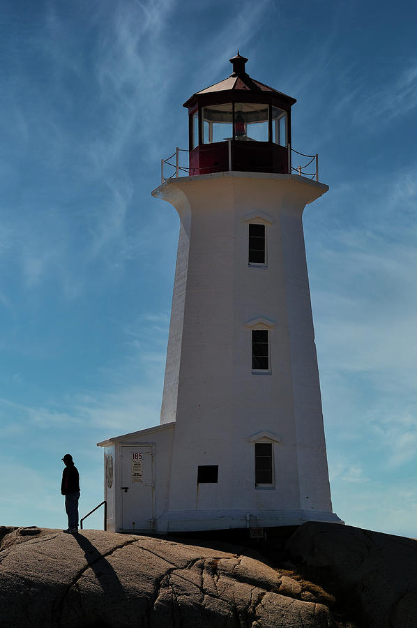 Peggys Cove Lighthouse Photograph by Richard Macquade