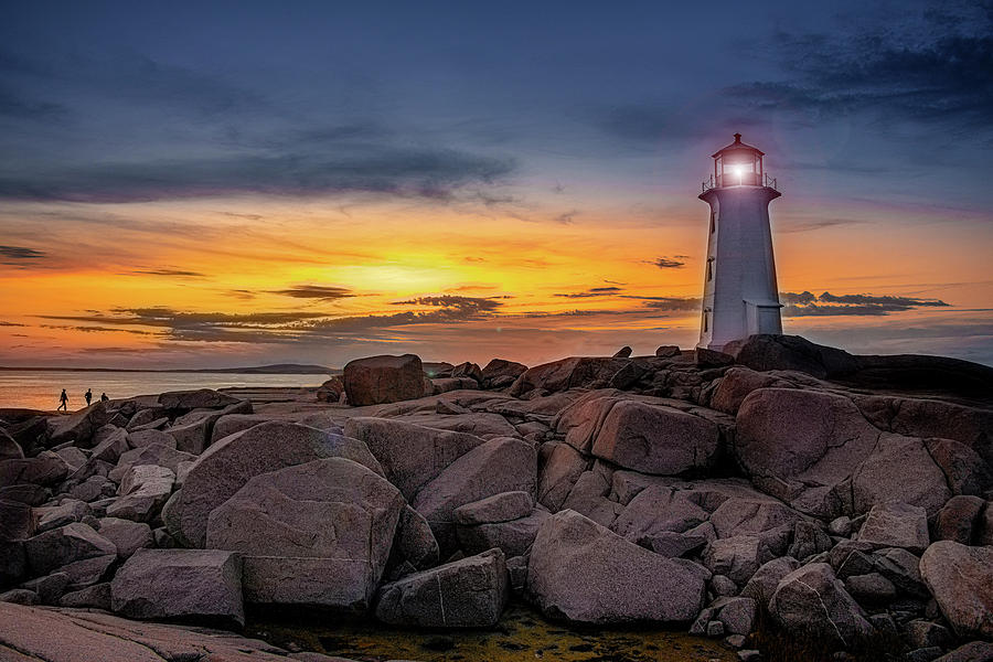 Peggys Point Lighthouse Photograph by Patrick Boening