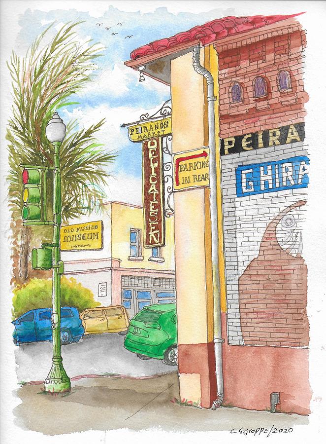 Peiranos Market, Ventura, California Painting by Carlos G Groppa
