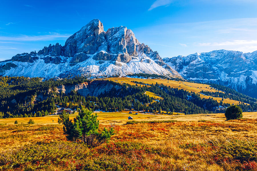 Peitlerkofel Mountain Photograph by David Mitchell