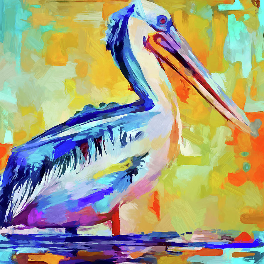 Pelican 10 Painting by Chris Butler