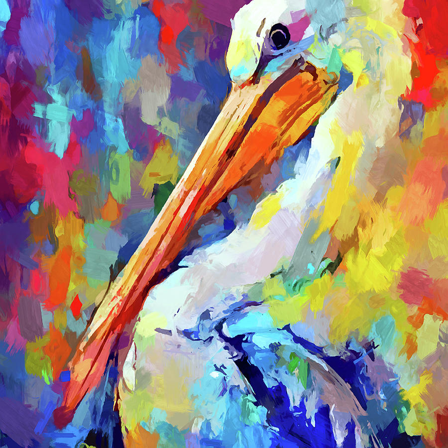 Pelican 5 Painting by Chris Butler