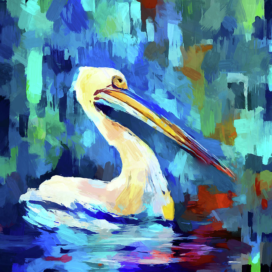 Pelican 7 Painting by Chris Butler