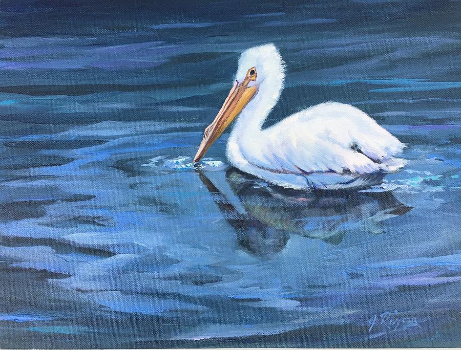 Pelican Pete Painting by Judy Rixom