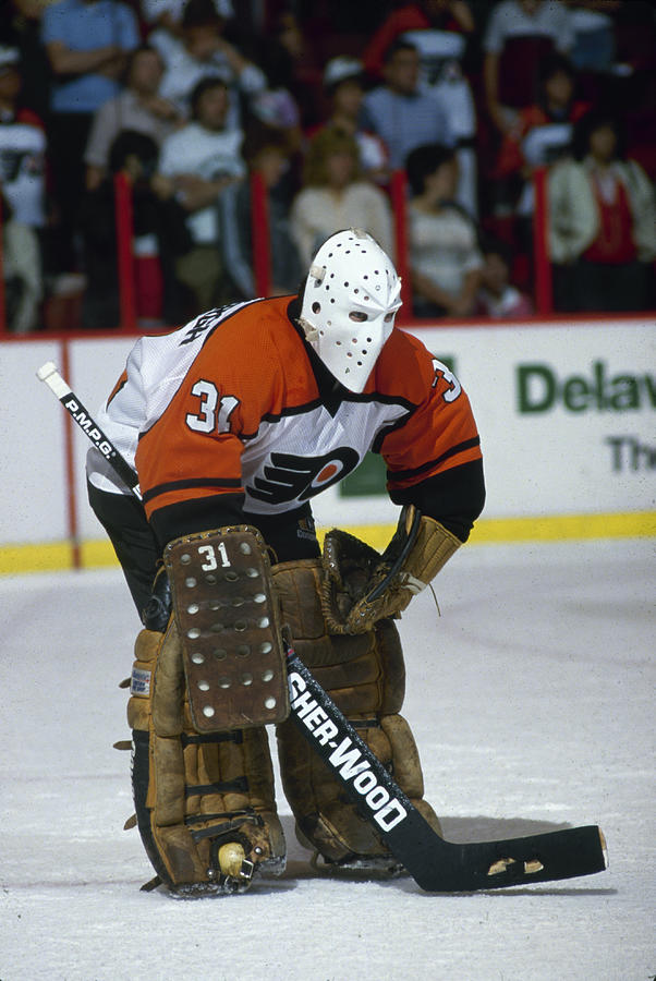 Pelle Lindbergh On The Ice Photograph by B Bennett