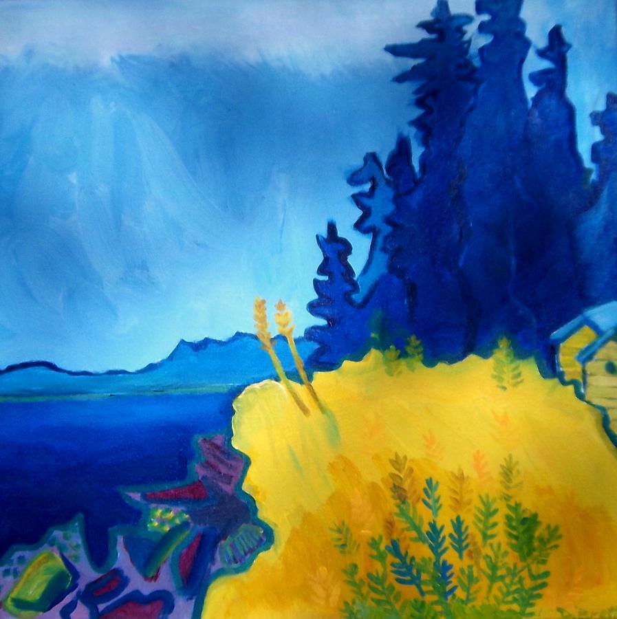 Seascape Painting - Pemaquid Point by Debra Bretton Robinson Seascape Painting - Pemaquid Point by Debra Bretton Robinson