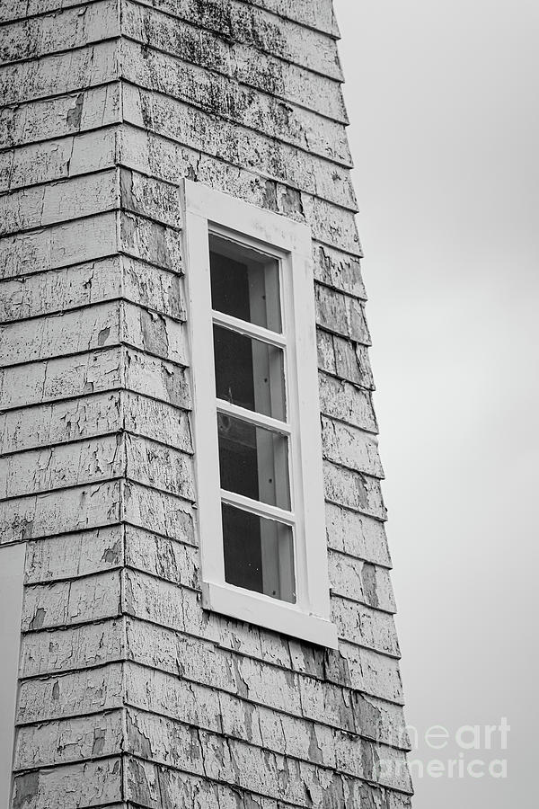 Detail Photograph - Pemaquid Point Light Detail Black and White by Edward Fielding