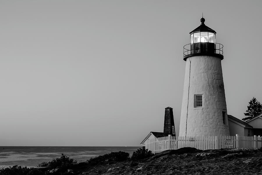 Pemaquid Point Lighthouse at Sunrise Photograph by Karen Cheney - Fine ...