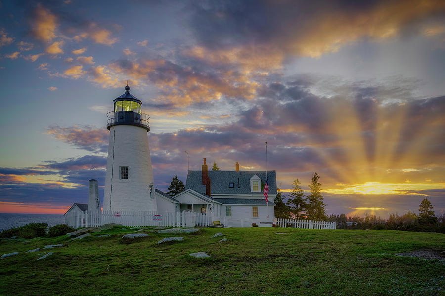 Lighthouse Photograph - Pemaquid Point Lighthouse by Emmanuel Panagiotakis