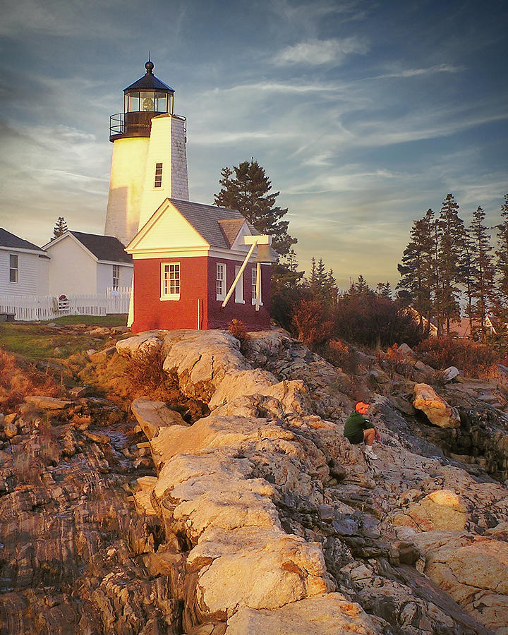 Pemaquid Point Lighthouse  Maine Photograph by Nick Zelinsky Jr