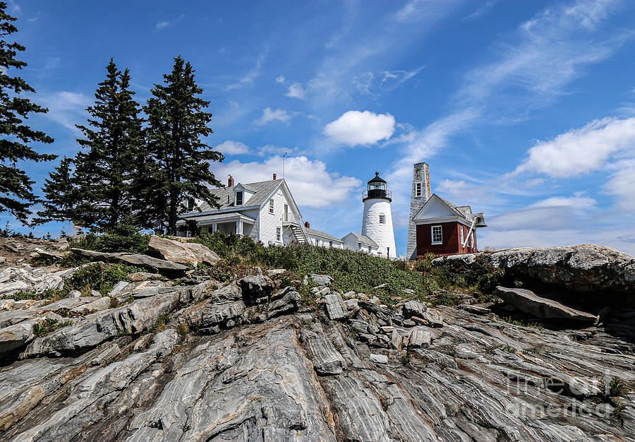 Pemaquid Point Lighthouse Maine Photograph by Veronica Batterson
