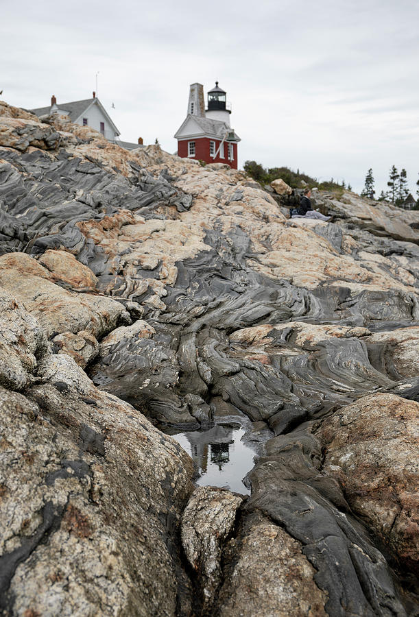 Pemaquid Point Lighthouse Reflection Photograph by Dan Sproul