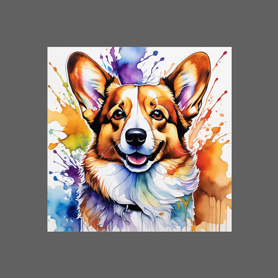 Pembroke Welsh Corgi Digital Art by Tomasz Karpowicz - Fine Art America