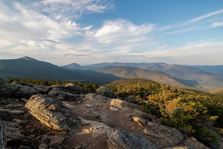 Pemigewasset Wilderness seen from the Summit of Mount Liberty Photograph by William Dickman