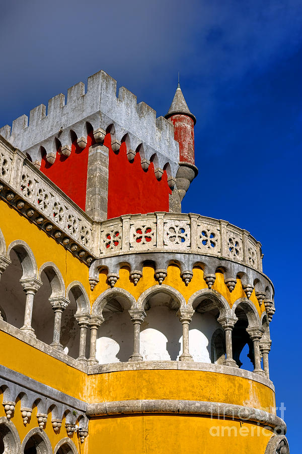 Pena Palace Arches Gallery  Photograph by Olivier Le Queinec