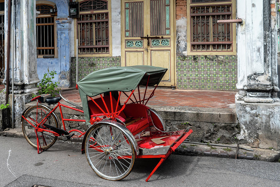 Penang Trishaw Photograph by Andrew Bower - Fine Art America