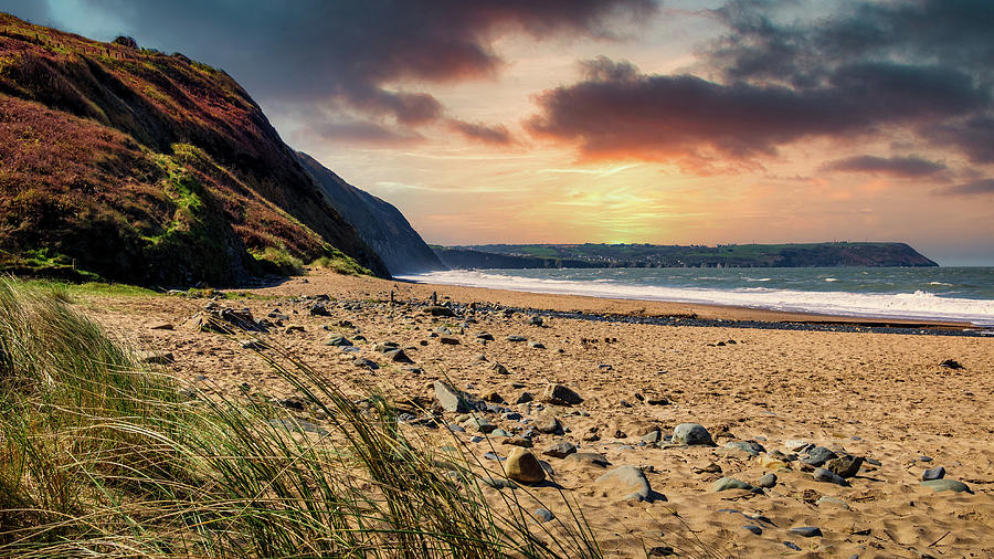 Penbryn Beach Photograph by Mark Llewellyn