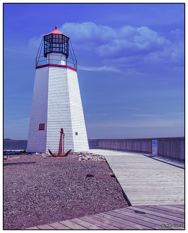Pendlebury Lighthouse in Saint Andrews, New Brunswick Photograph by Ken Morris