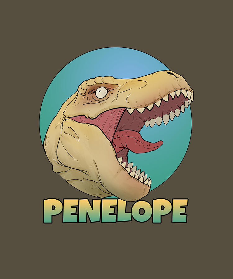 Penelope Personalized Trex Dino tshirt Baby love Painting by Jacob ...