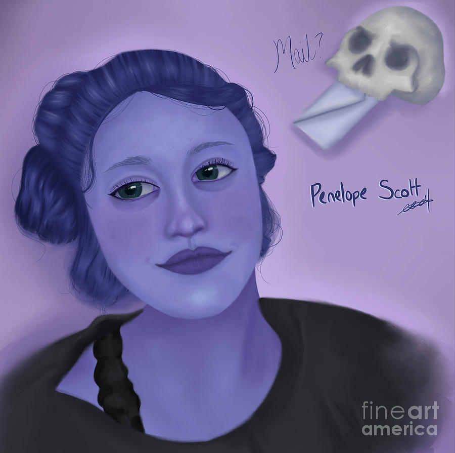 Penelope Scott Digital Art by Ellie Edwards - Fine Art America