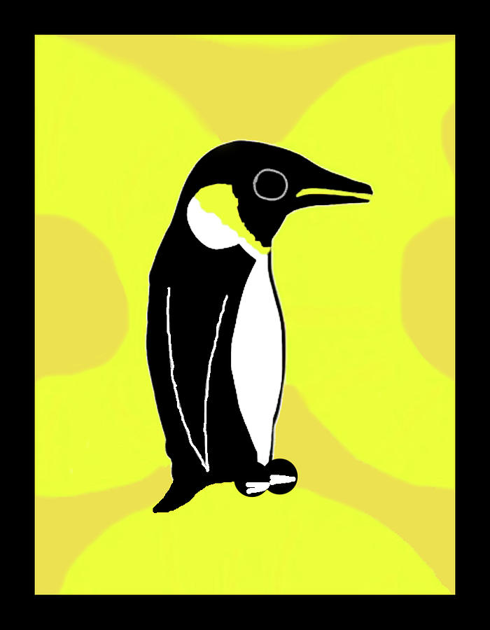 Penguin Colony Digital Art by Fine Art by Alexandra
