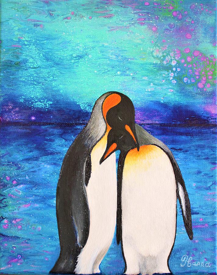 Penguins  Painting by Tanya Harr