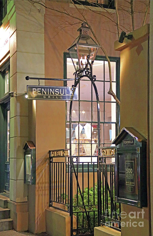 Peninsula Grill Entrance in Charleston 9635 Photograph by Jack Schultz
