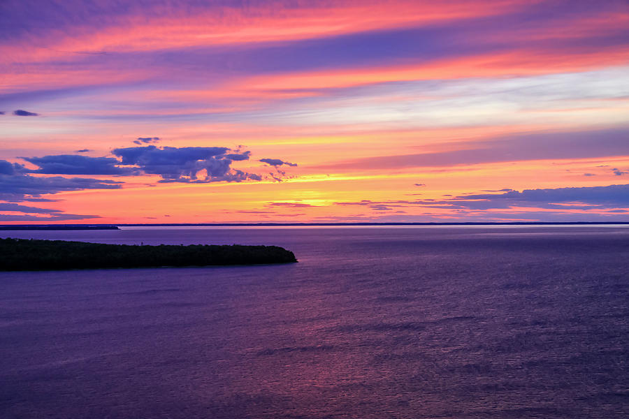 Peninsula Sunset Photograph by Dawn Richards
