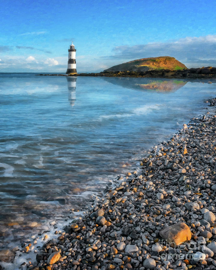 Penmon Point Lighthouse Art Photograph by Adrian Evans