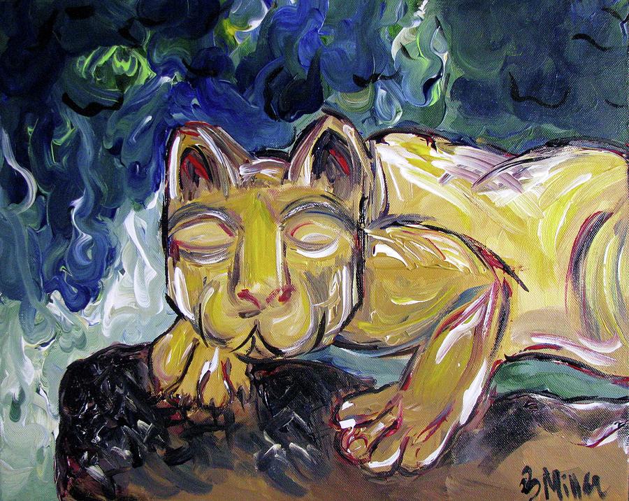 Penn State Nittany Lion Painting by Britt Miller