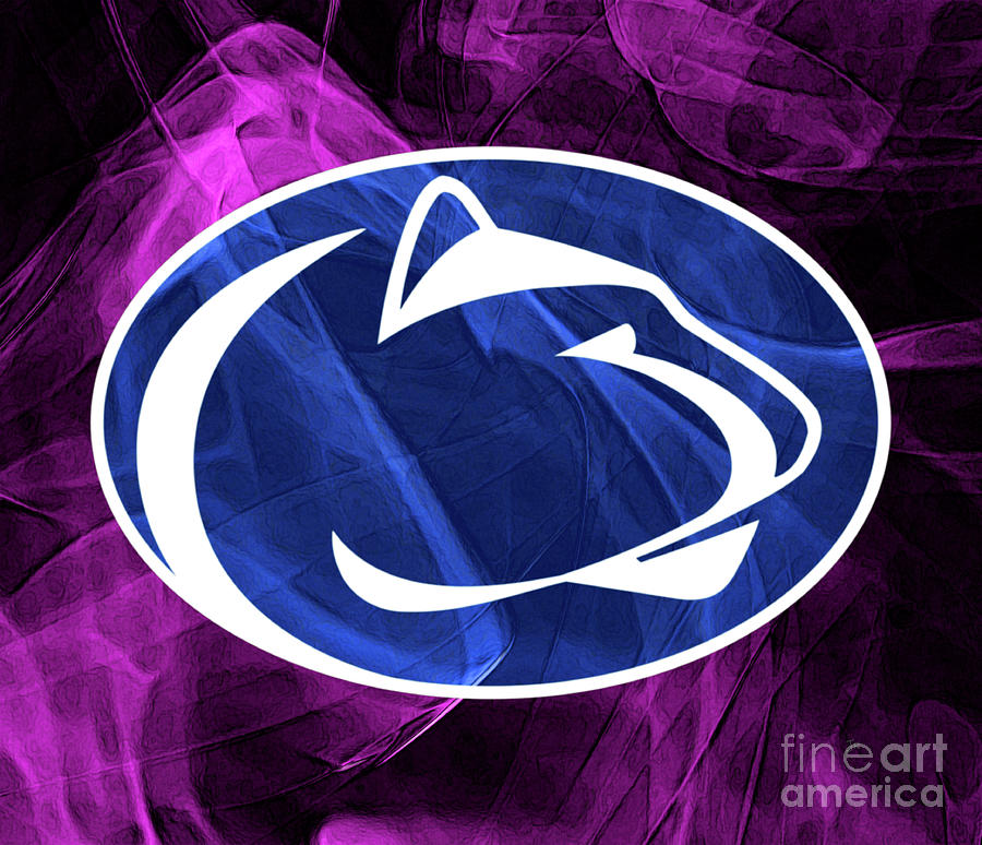 Penn State Nittany Lion Pink Mystique Digital Art by Lone Palm Studio ...