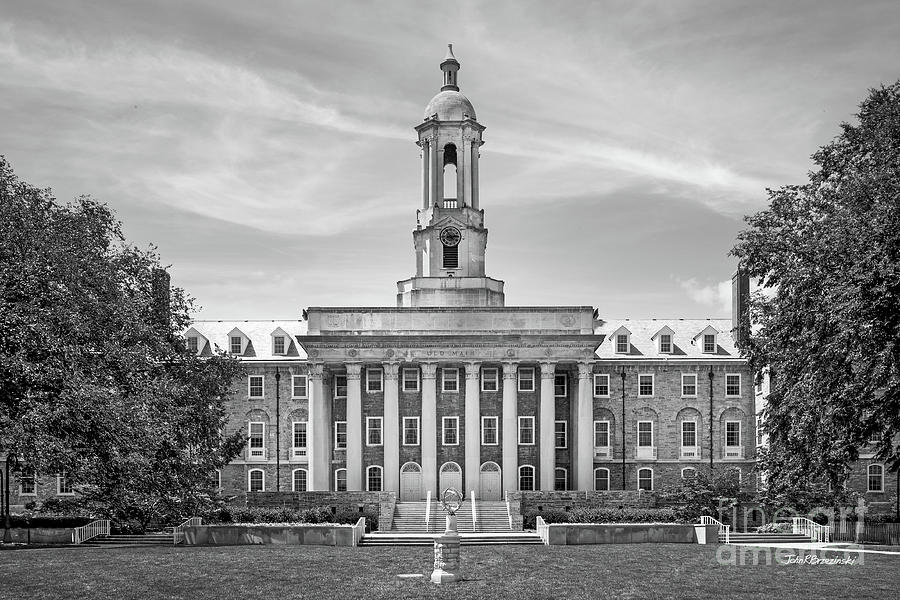 Pennsylvania State University Photograph - Penn State Old Main  by University Icons