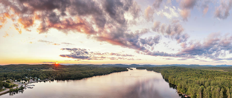 Pennesseewassee Lake Sunset Photograph by Darylann Leonard Photography