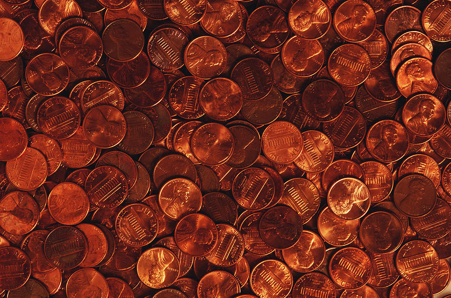 Pennies Photograph by Sundell Larsen