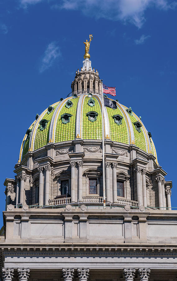 Pennsylvania Capitol Dome Photograph by Marianne Campolongo