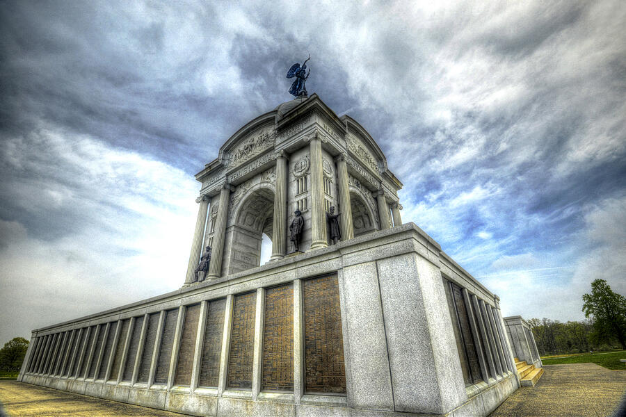 Pennsylvania Monument Photograph by Paul W Faust - Impressions of Light