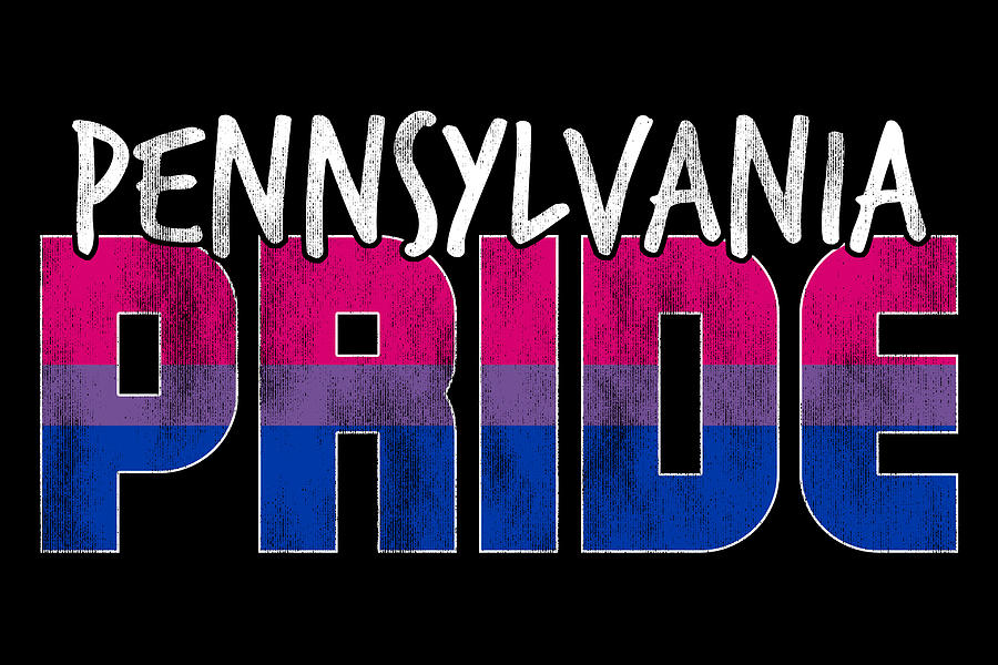 Pennsylvania Pride Bisexual Flag Digital Art by Patrick Hiller Fine