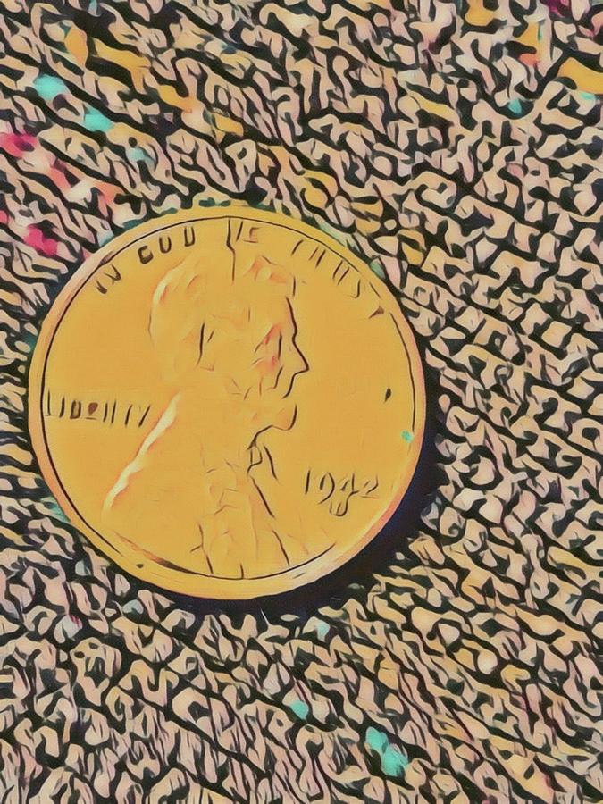 Penny Painting by Kurt Hausmann