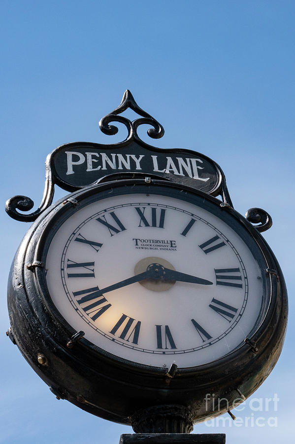 Penny Lane Clock Photograph by Bob Phillips