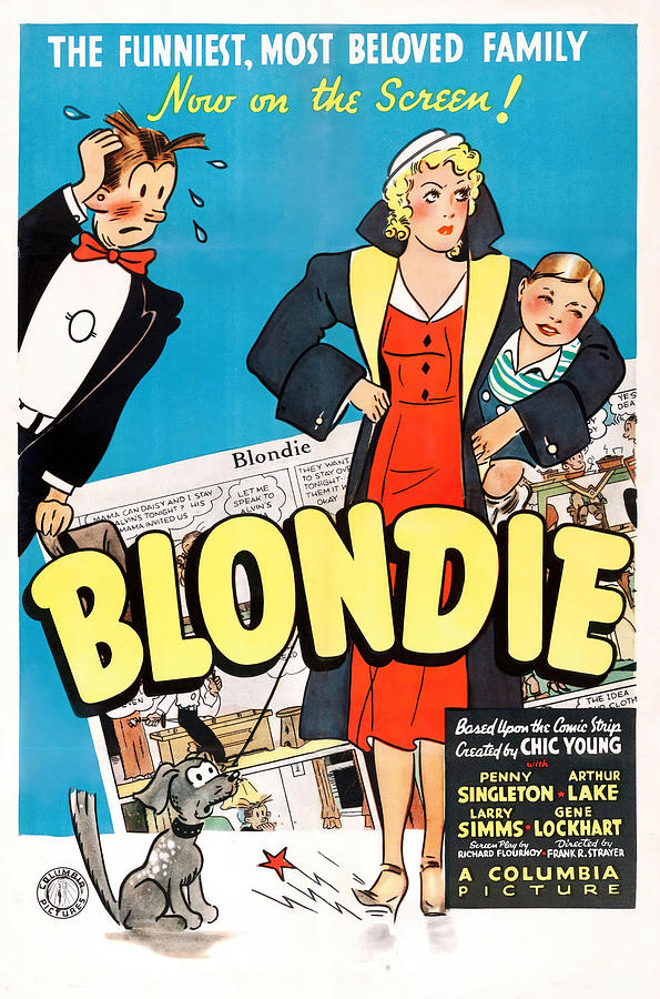 Blondie Photograph - PENNY SINGLETON in BLONDIE -1938-, directed by FRANK R. STRAYER. by Album
