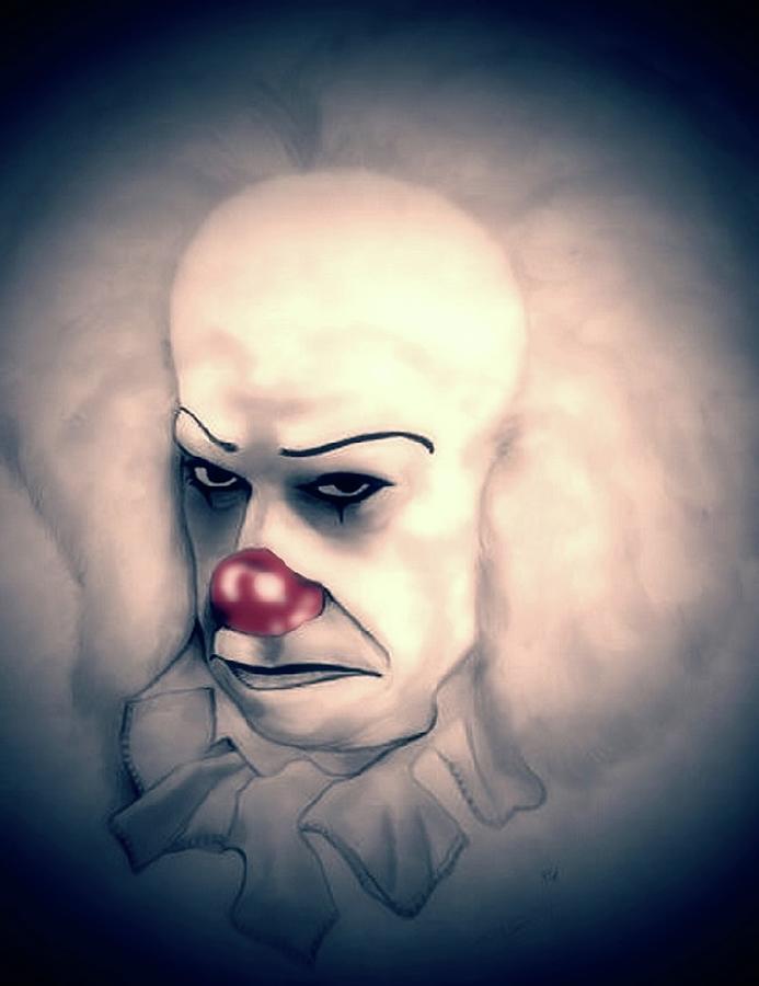 Pennywise Colored Edition Drawing by Fred Larucci Pixels