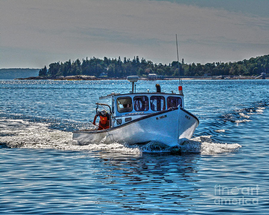 Penobscot Bay Lobster Boat Photograph by Steve Brown